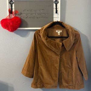Jeanstar velvet jacket brown L